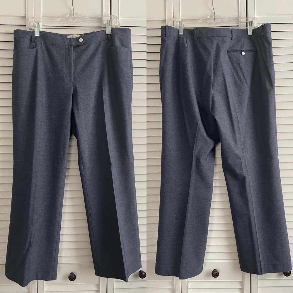 Calvin Klein Blue Modern Fit Suit Pants Size 14